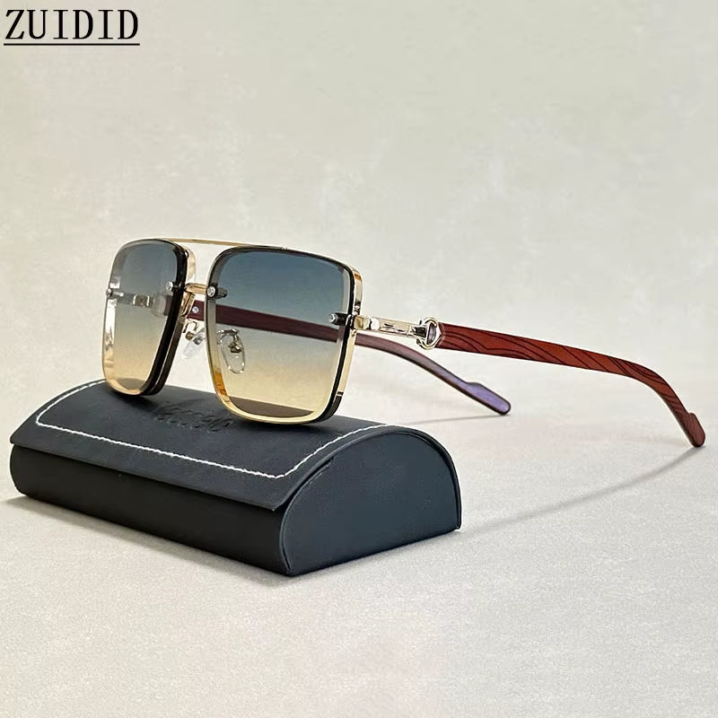 2024 Square Sunglasses for Men Vintage Sunglasses Women Trendy Vintage Fashion Glasses Dropshipping Gafas De Sol Hombre Okulary