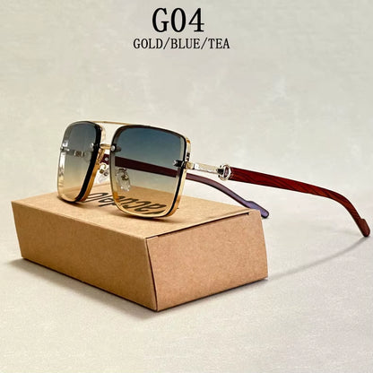 2024 Square Sunglasses for Men Vintage Sunglasses Women Trendy Vintage Fashion Glasses Dropshipping Gafas De Sol Hombre Okulary