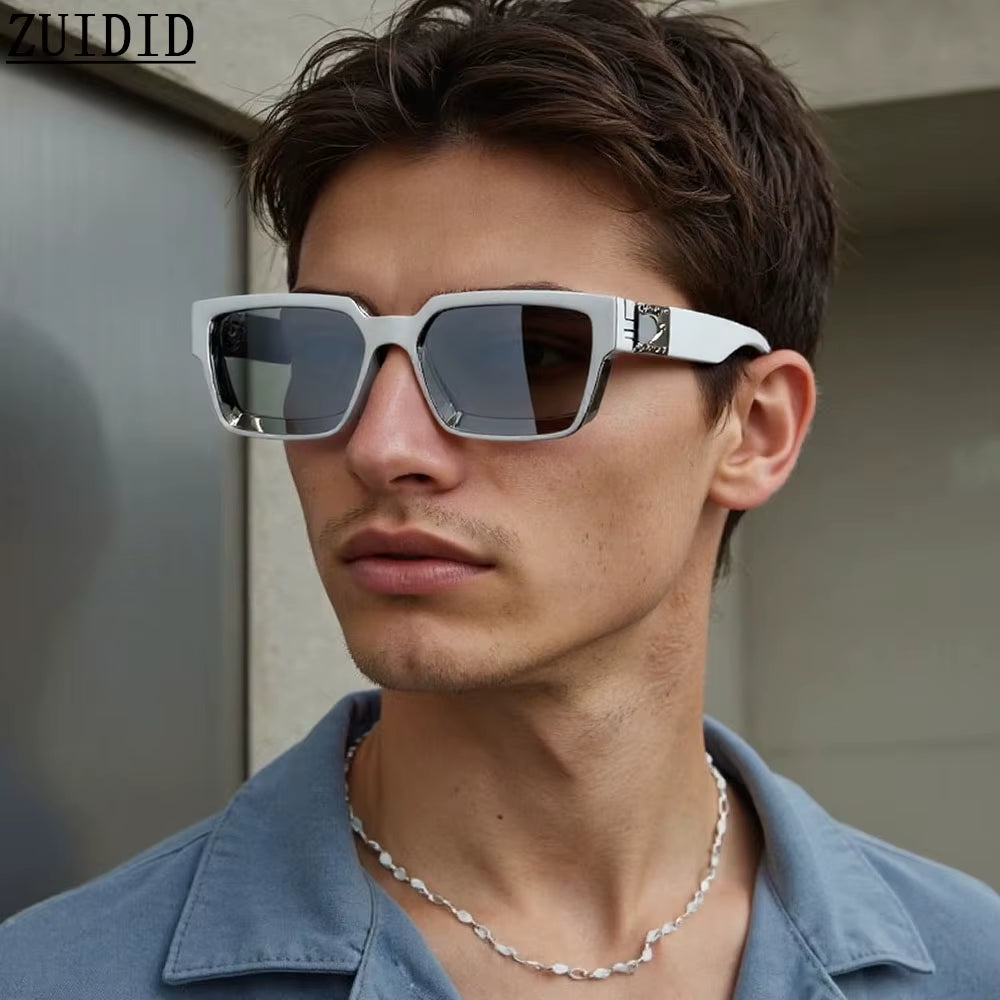 Square Sunglass Men Retro Millionaire Sunglasses Women 2025 Trendy Vintage Vacation Fashion Glasses Gafas De Sol Hombre Lunette