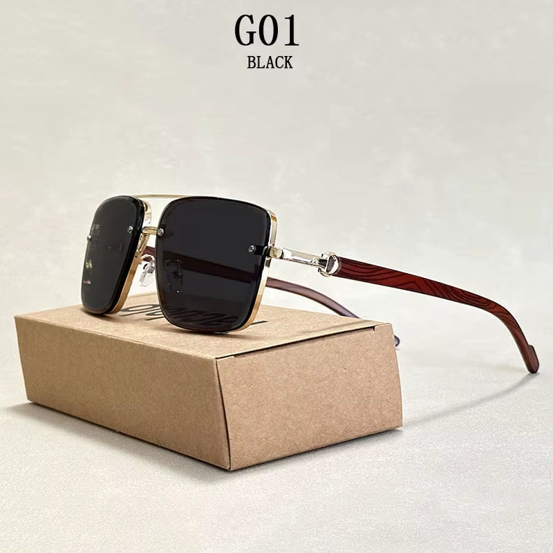2024 Square Sunglasses for Men Vintage Sunglasses Women Trendy Vintage Fashion Glasses Dropshipping Gafas De Sol Hombre Okulary