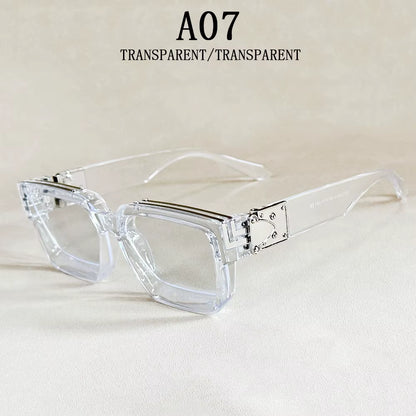 Square Sunglass Men Retro Millionaire Sunglasses Women 2025 Trendy Vintage Vacation Fashion Glasses Gafas De Sol Hombre Lunette