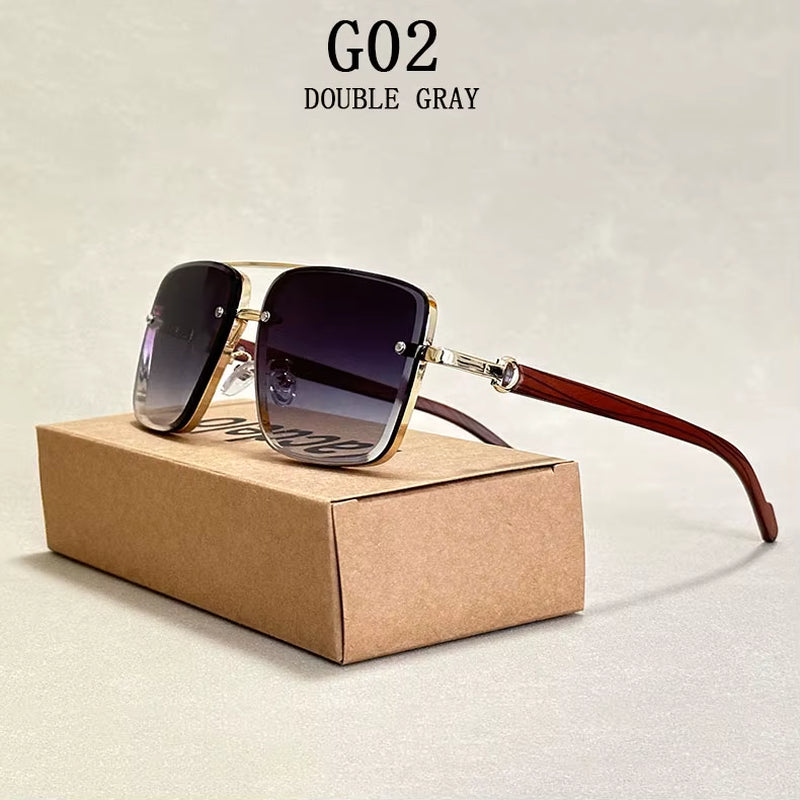 2024 Square Sunglasses for Men Vintage Sunglasses Women Trendy Vintage Fashion Glasses Dropshipping Gafas De Sol Hombre Okulary