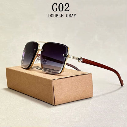 2024 Square Sunglasses for Men Vintage Sunglasses Women Trendy Vintage Fashion Glasses Dropshipping Gafas De Sol Hombre Okulary